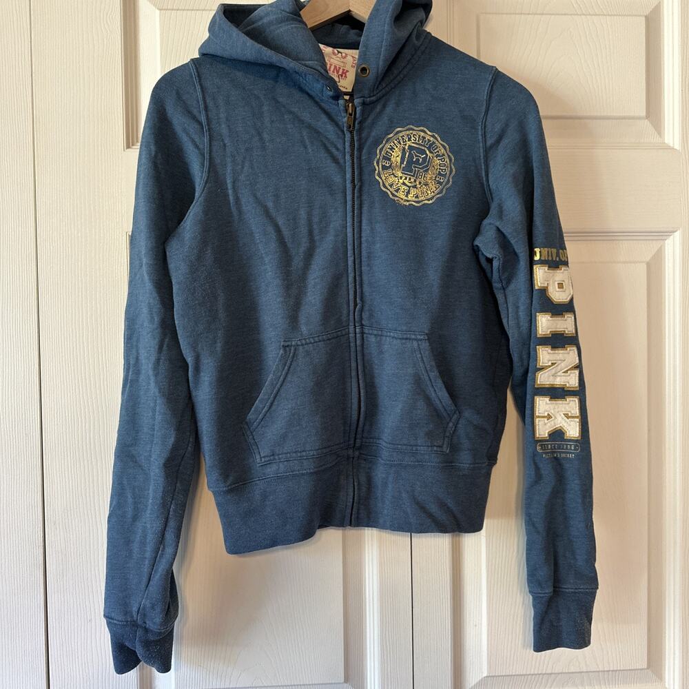 Vintage - Victoria's Secret PINK University of Pop Love Pink Hoodie - S